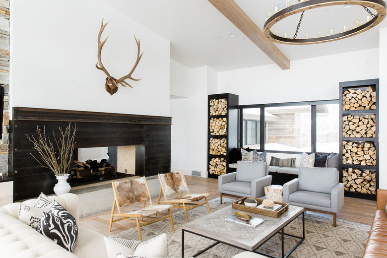 Modern farmhouse living room