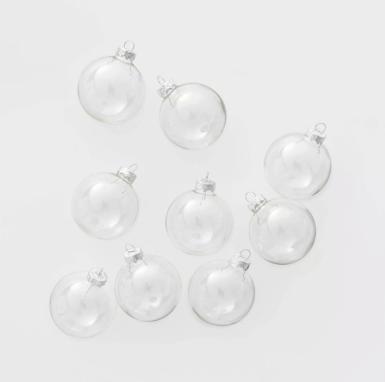 Wondershop Glass Round Christmas Ornaments