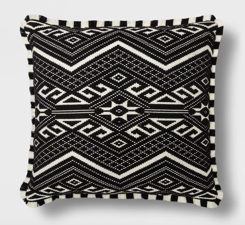Opalhouse Fringed Jacquard Throw Pillow