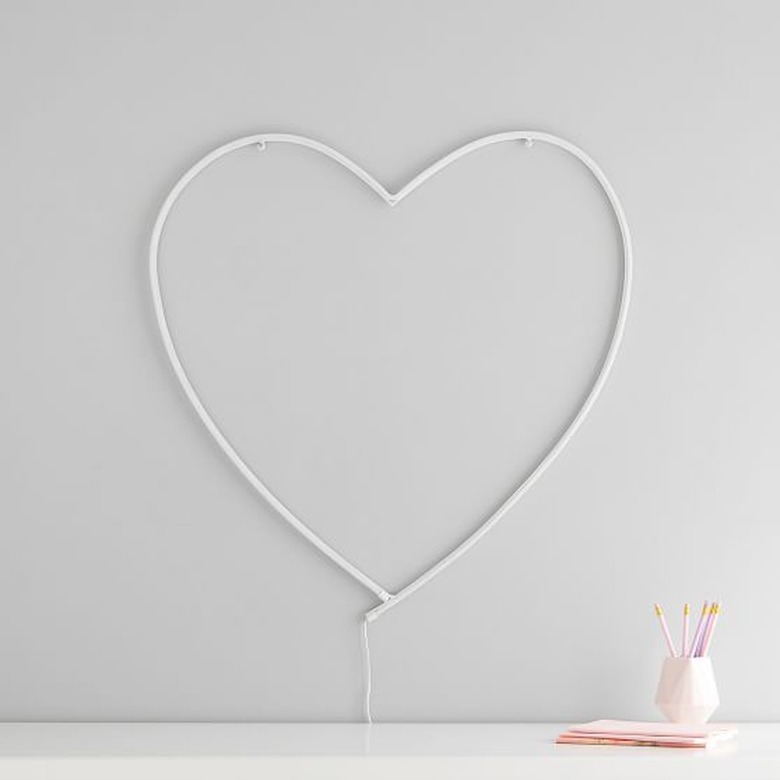 heart neon light