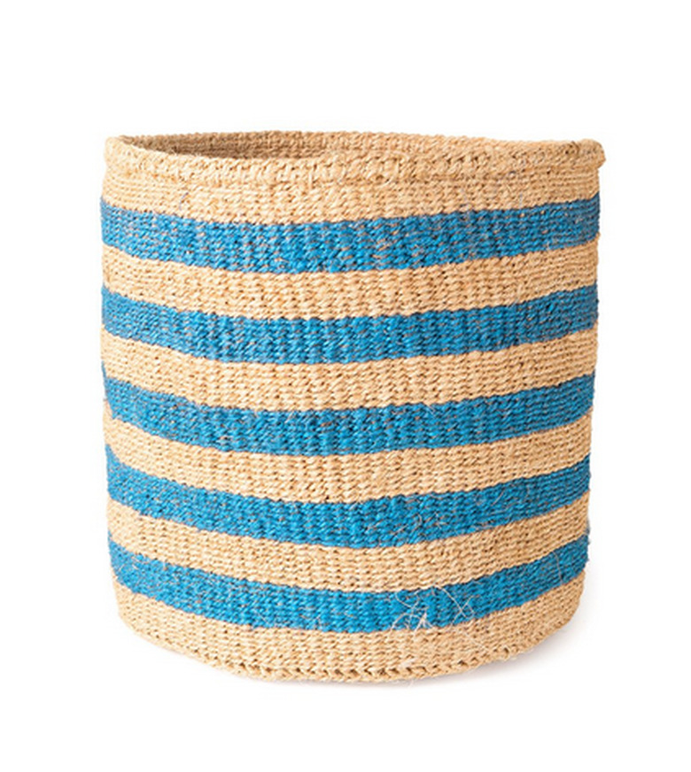The Little Market Stiped Sisal Basket
