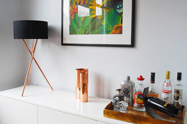 Copper lamp
