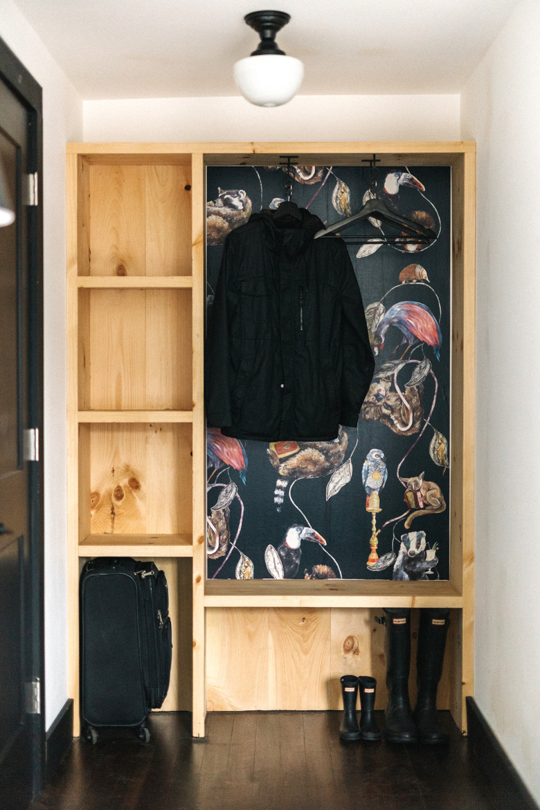 open closet storage