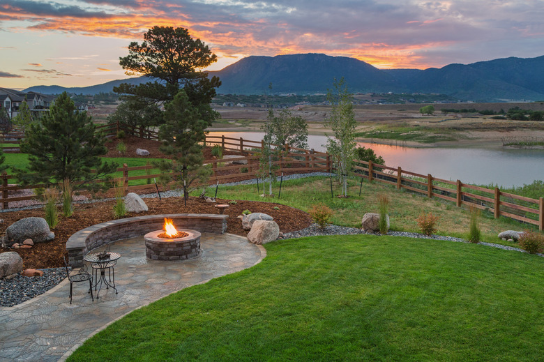 Amazing Backyard with Fire Pit