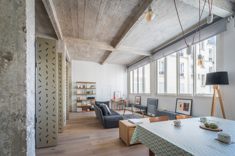 industrial living room