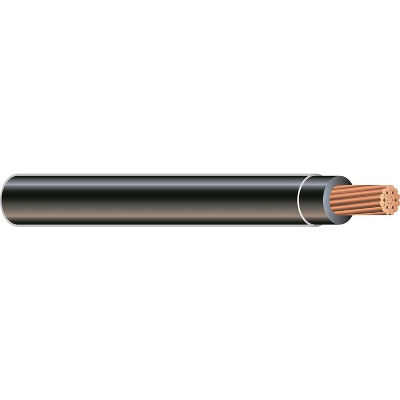 Insulated copper electrical wire.