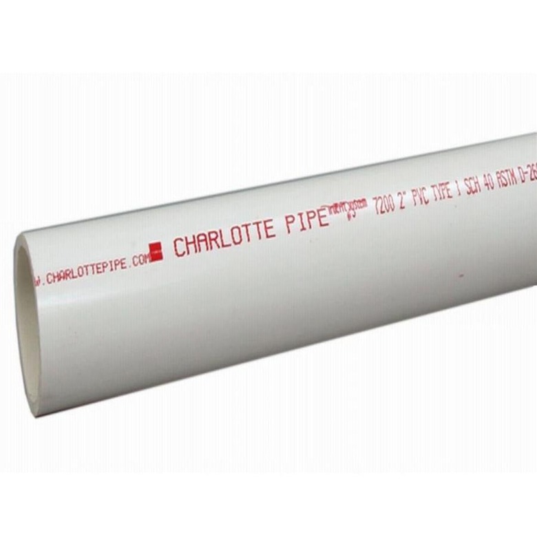 white PVC pipe