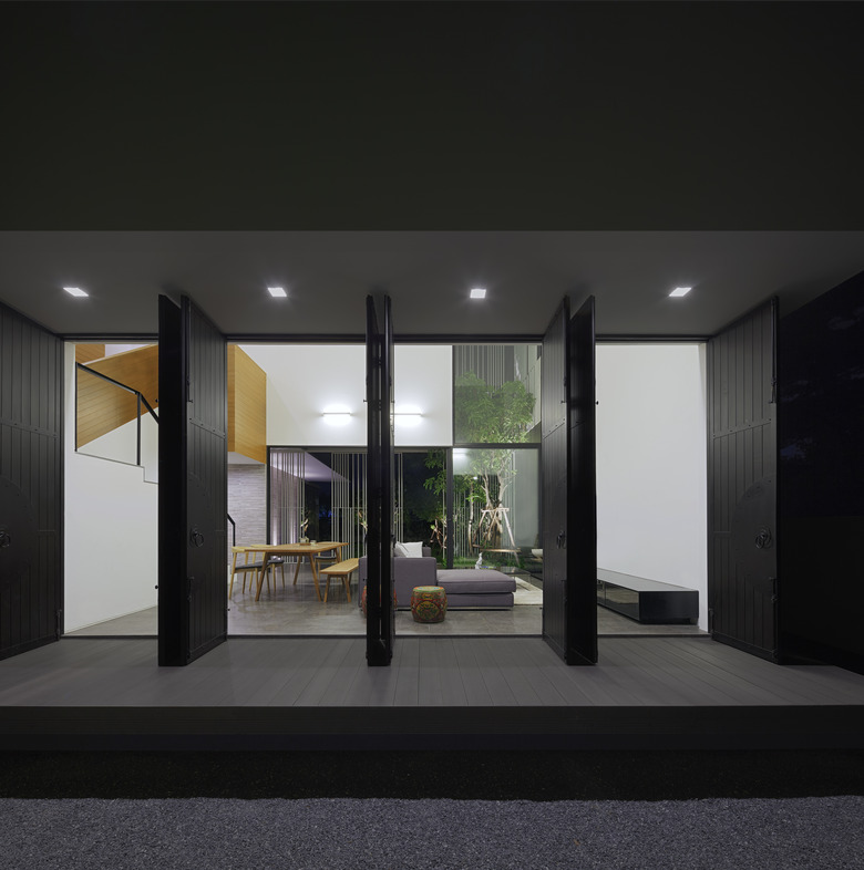 living room from exterior