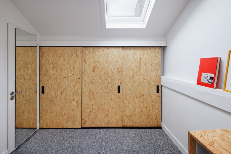 plywood closet doors