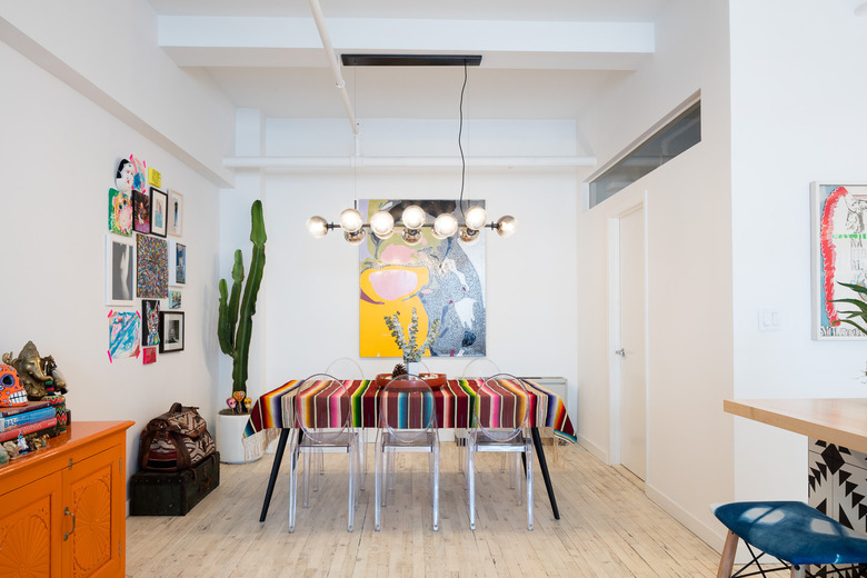 eclectic dining room