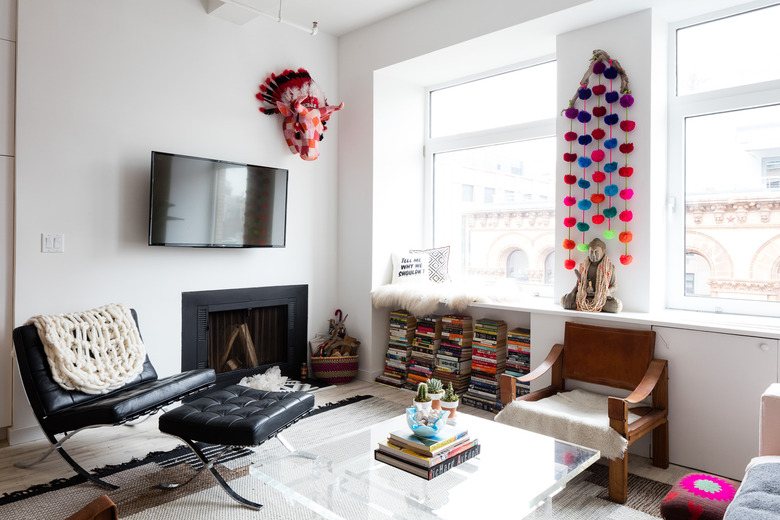 Eclectic living room