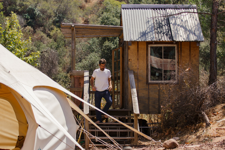 Tiny cottage outside