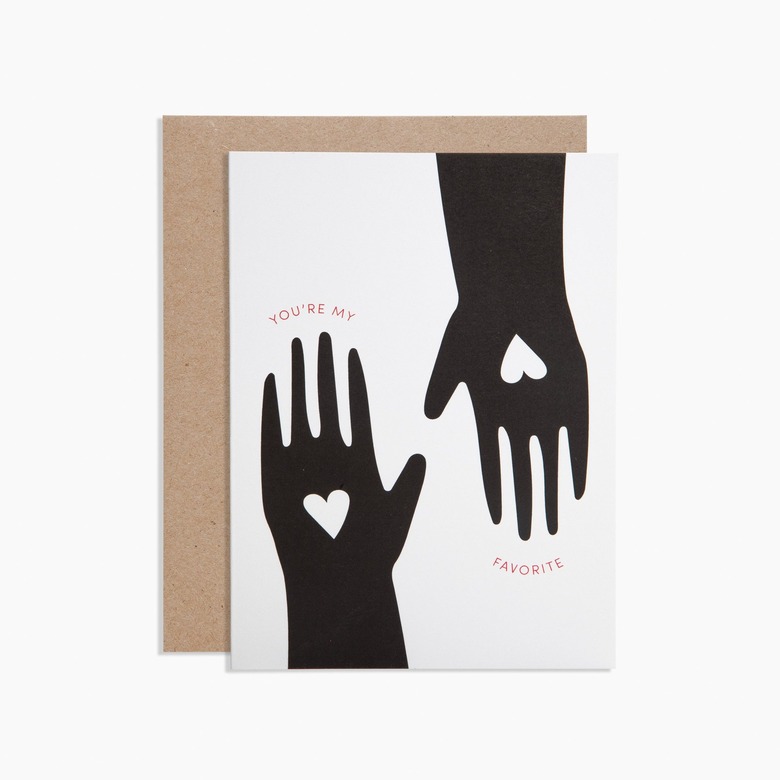 two hands with the text you're my favorite