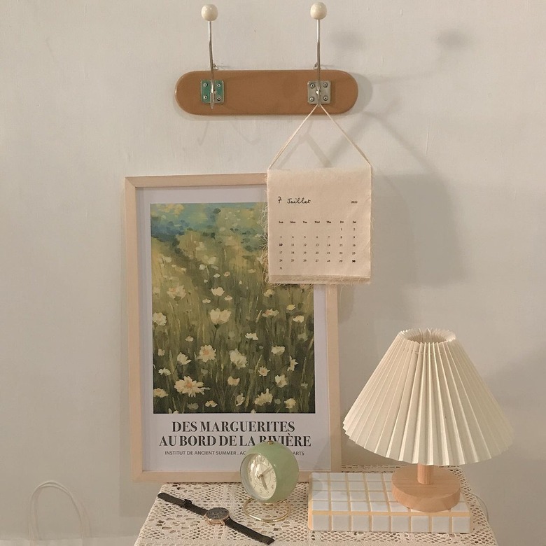 small tableau featuring wall hooks