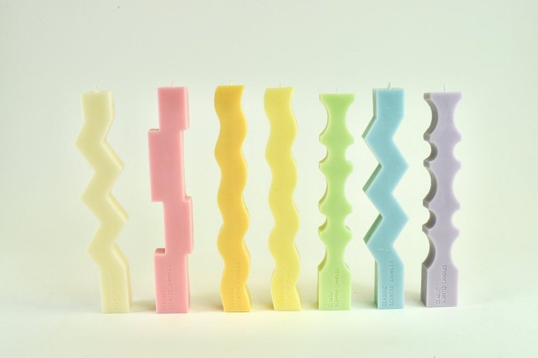Melting Sweets Zig Zag Candle