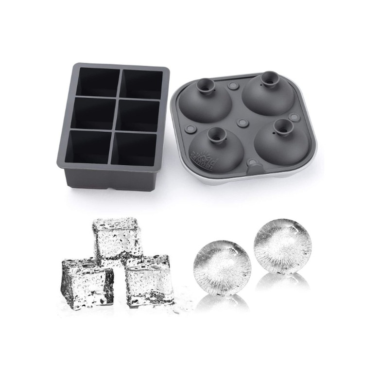 Oversized ice cube trays