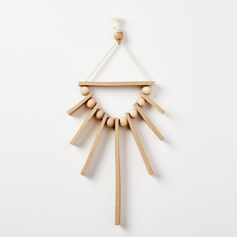 wooden wall hanging sculpture