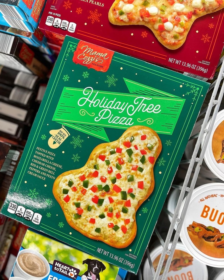 Mama Cozzi's Christmas pizzas at Aldi