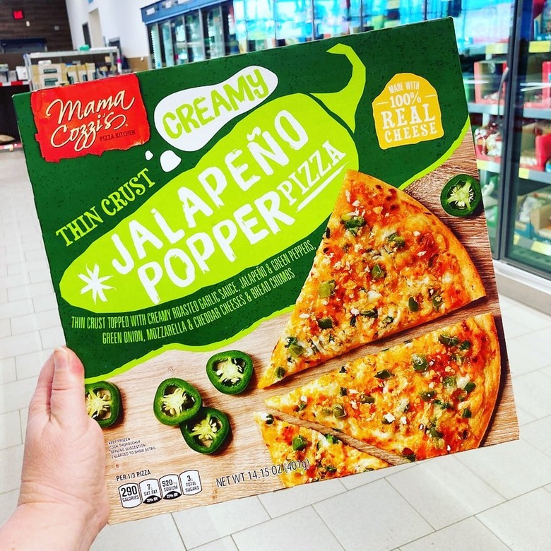 A box of jalapeño popper pizza at Aldi