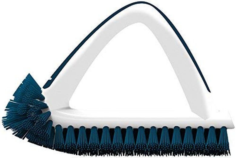 ergonomical tile grout scrub brush