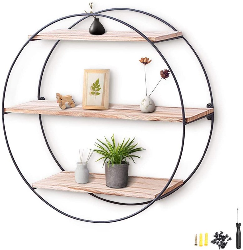 Kingso Round Wall Shelf