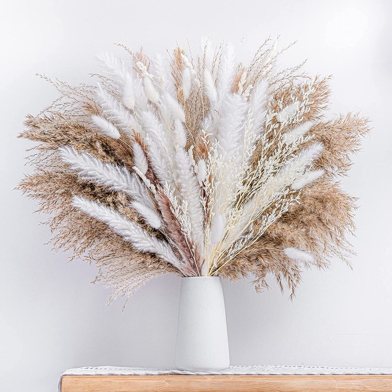 Wild Autumn 86-Piece Natural Dried Pampas Grass Bouquet