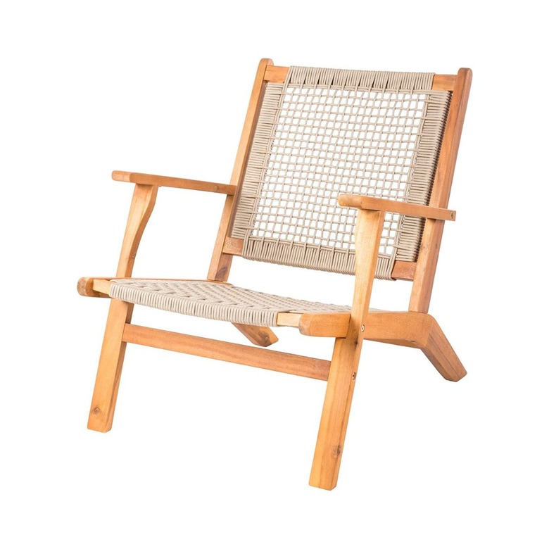 Patio Sense Vega Natural Stain Outdoor Chair