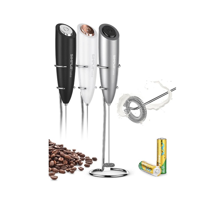 assorted milk frothers