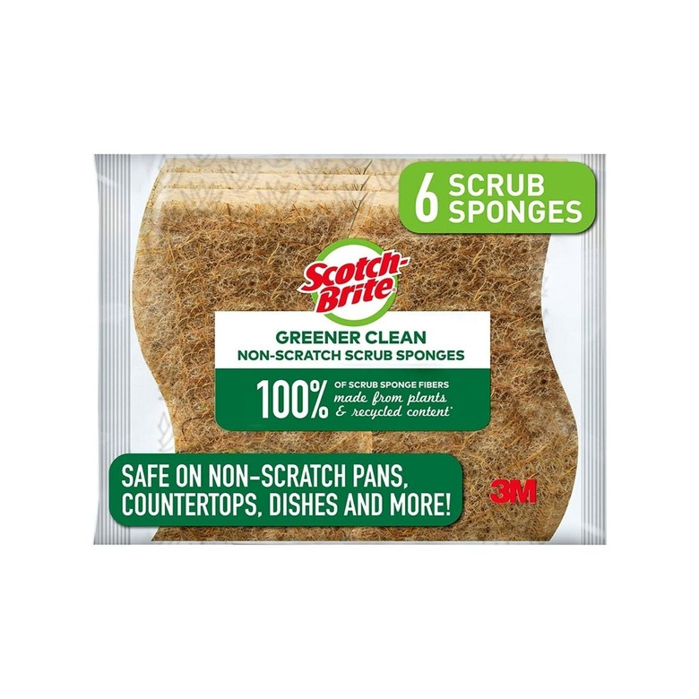 Scotch-Brite Greener Clean Natural Fiber Non-Scratch Scrub Sponge