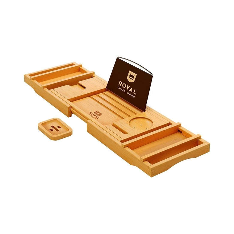 Royal Craft Wood Luxury Bathtub Caddy Tray