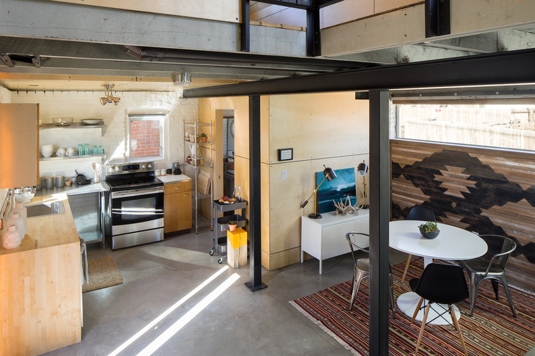 open concept living room