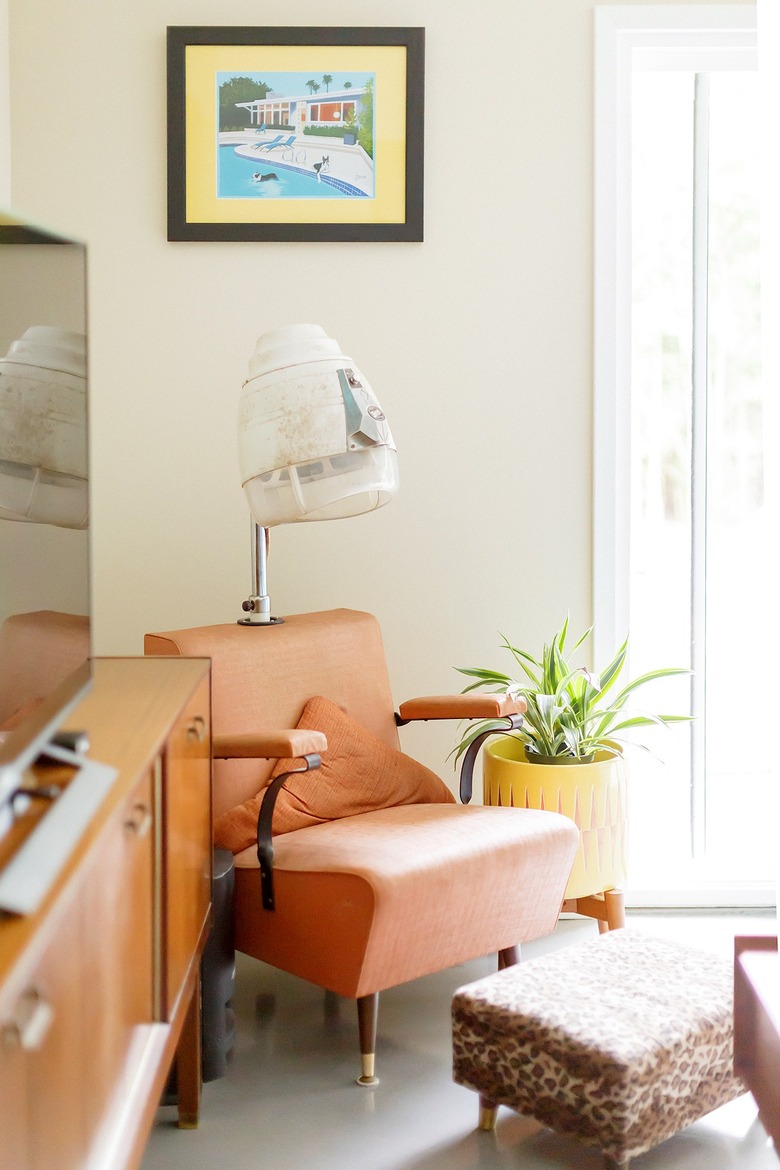 midcentury inspired living room