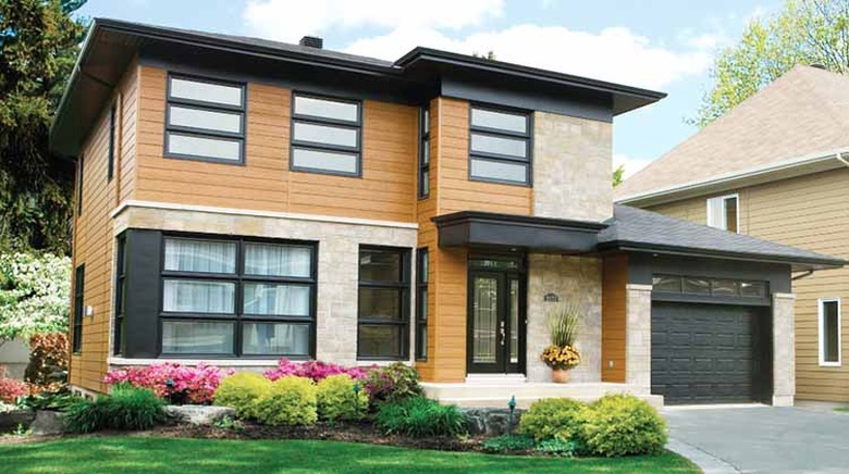 Engineered wood siding