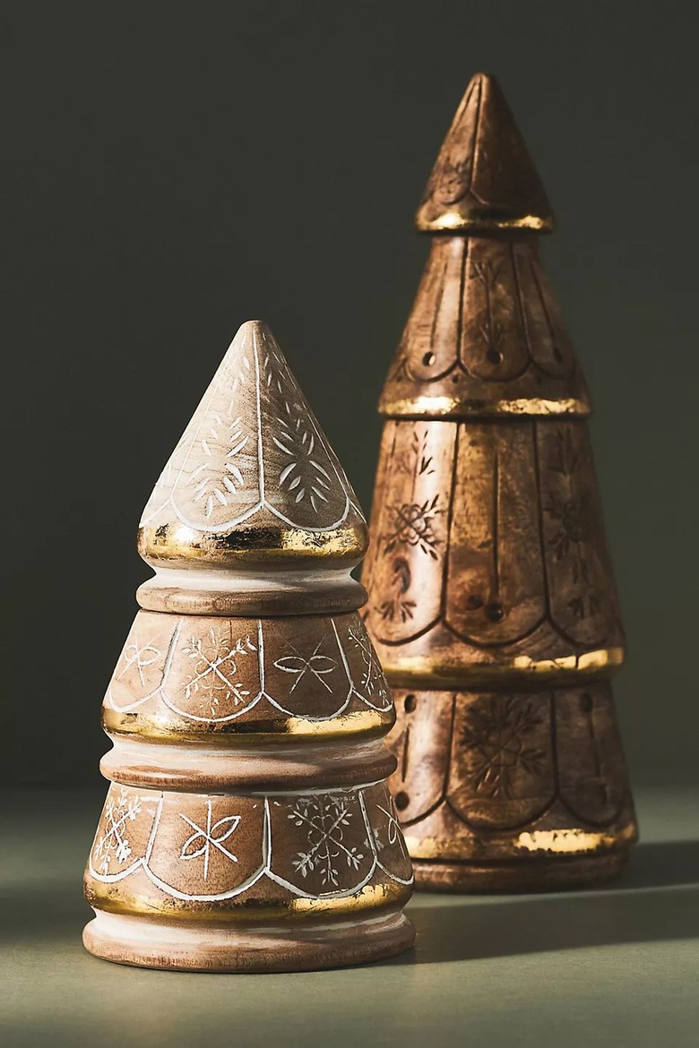 Lowell Wooden Tree Candle