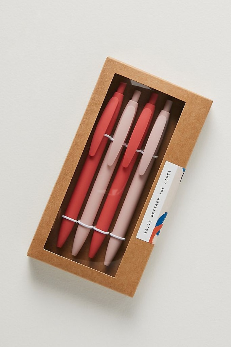box of four pens