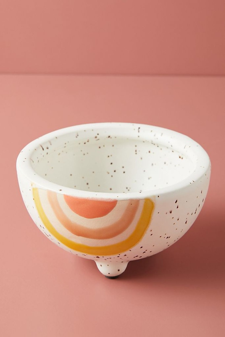 small rainbow pot
