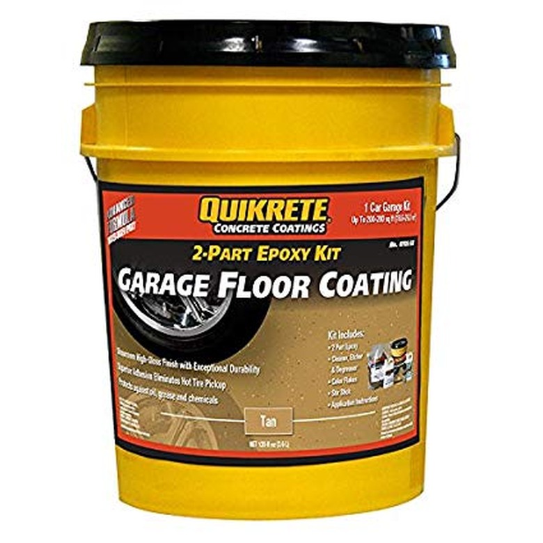 Epoxy floor coating.