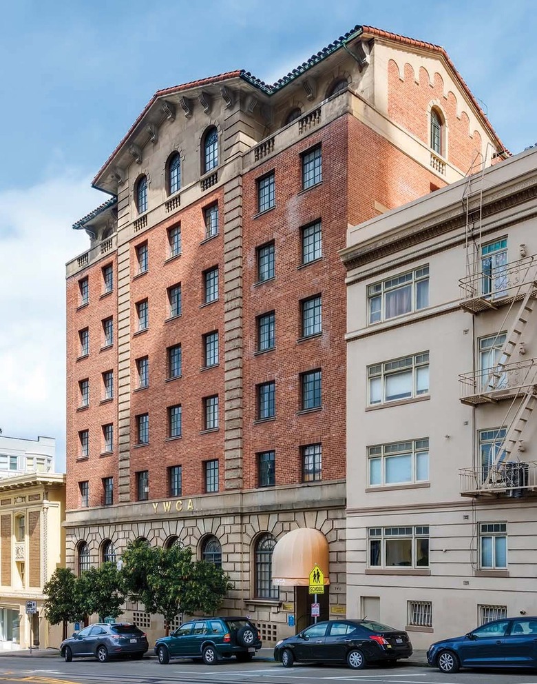 exterior of YWCA building designed by Julia Morgan