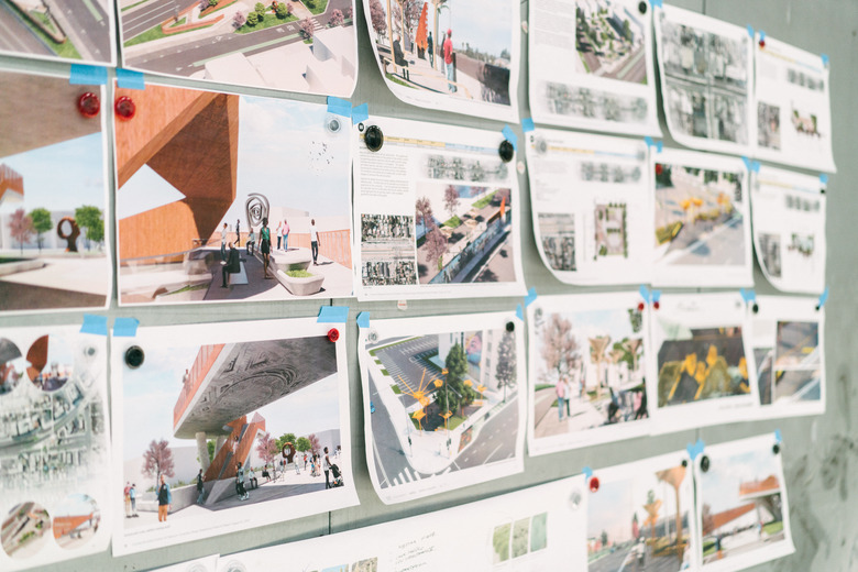 Mia Lehrer's office interior