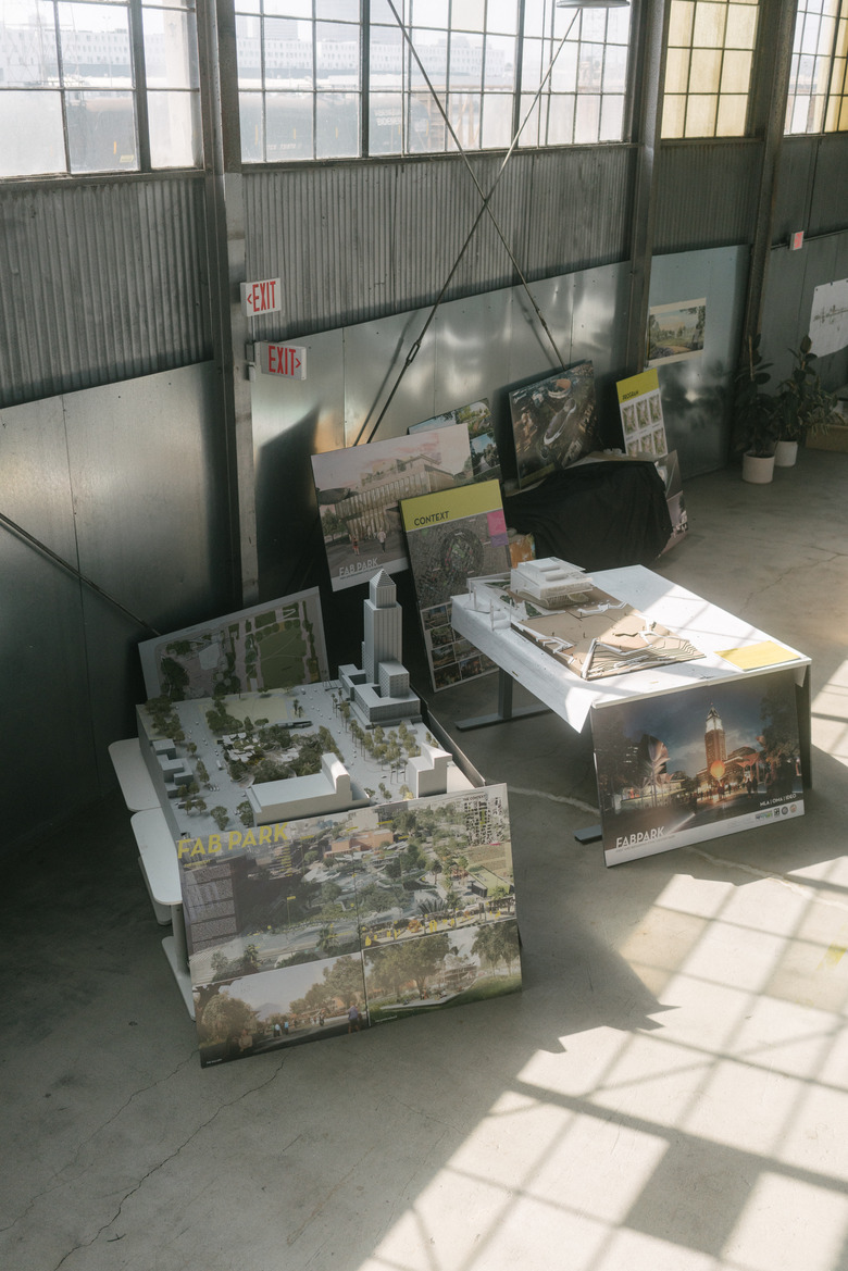 Mia Lehrer's office interior