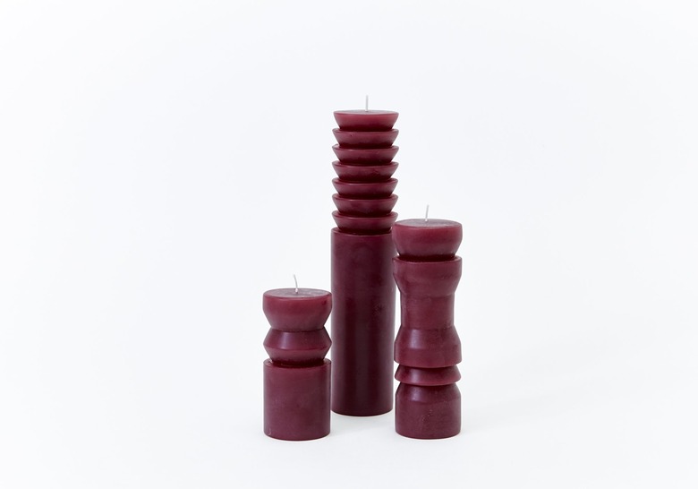 sculptural totem candles from Areaware