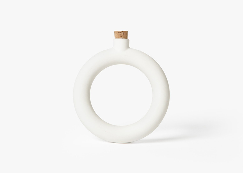 white bracelet flask from Areaware