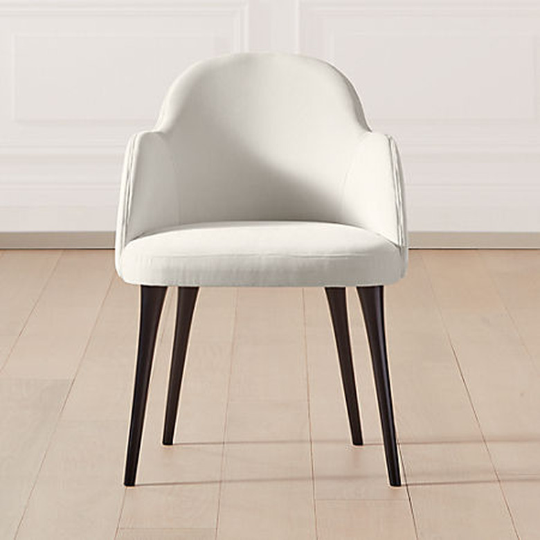 ivory art deco chair from CB2