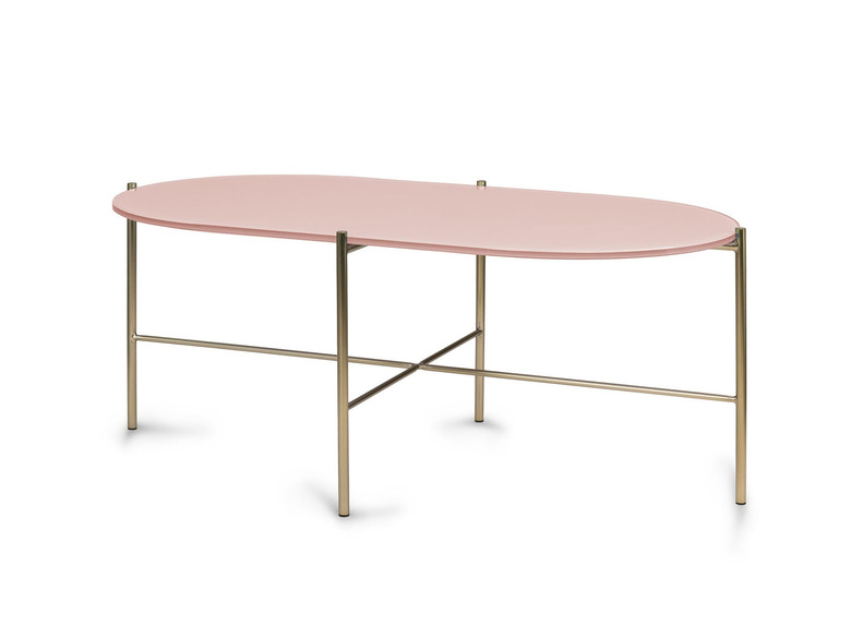 Pink art deco coffee table from Article