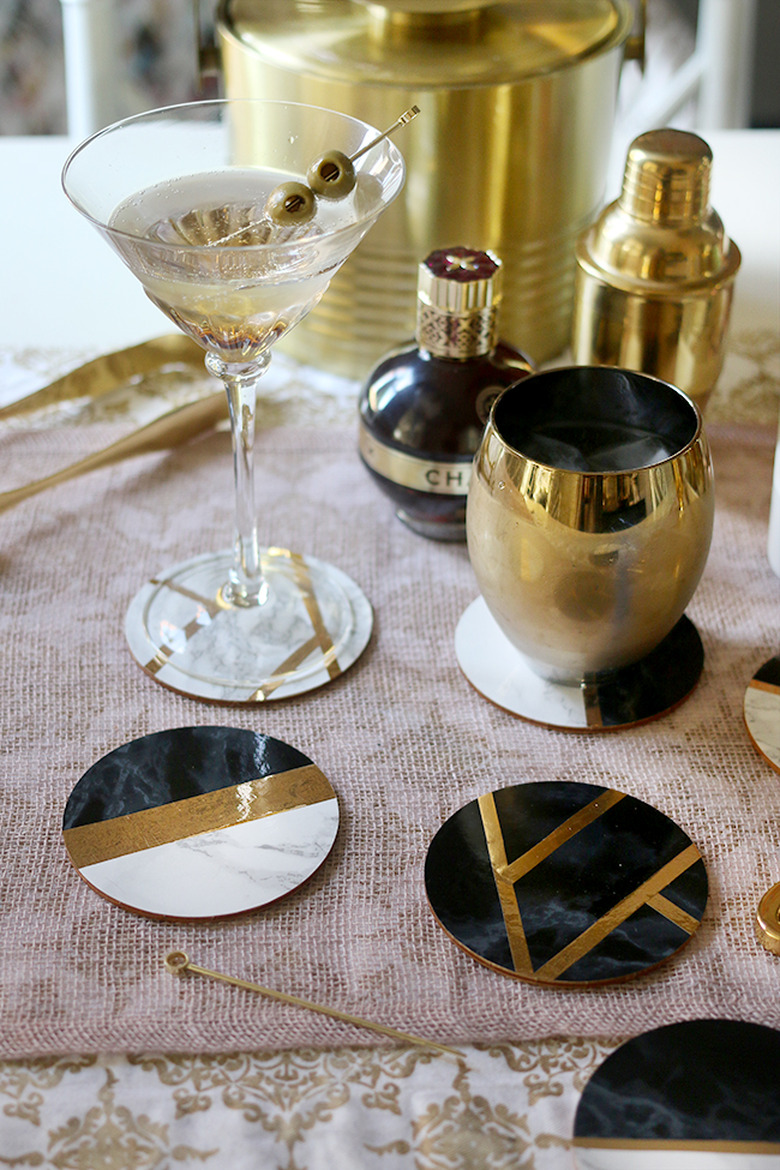 Art deco DIY project with black