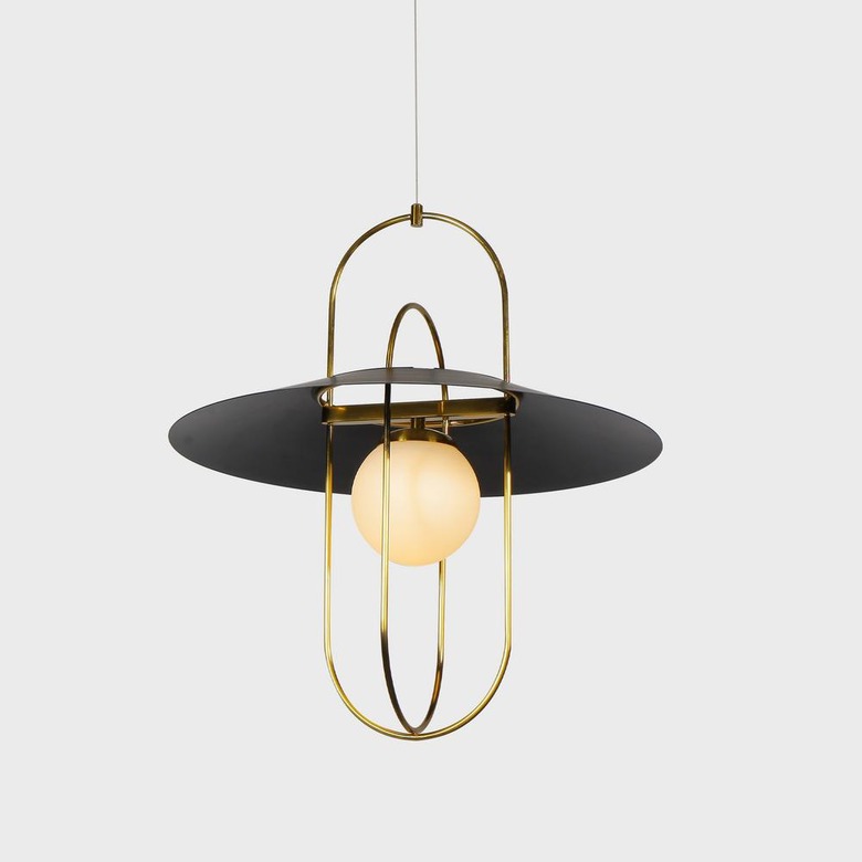 Art deco lighting with circular
