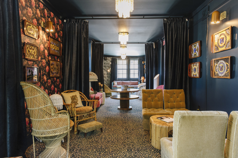 butterfly gallery at hotel clermont