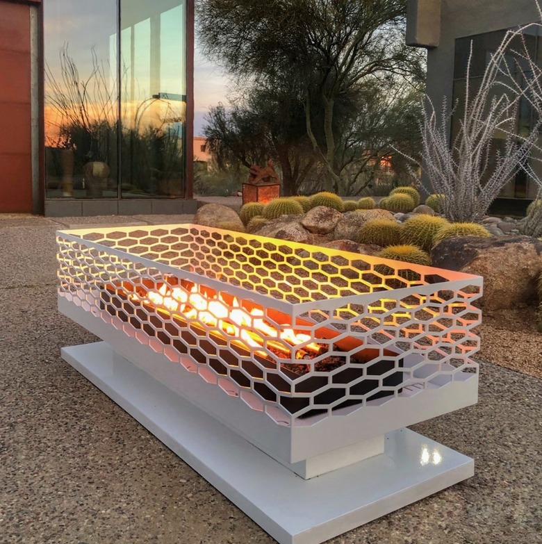 Mid-century modern firepit.