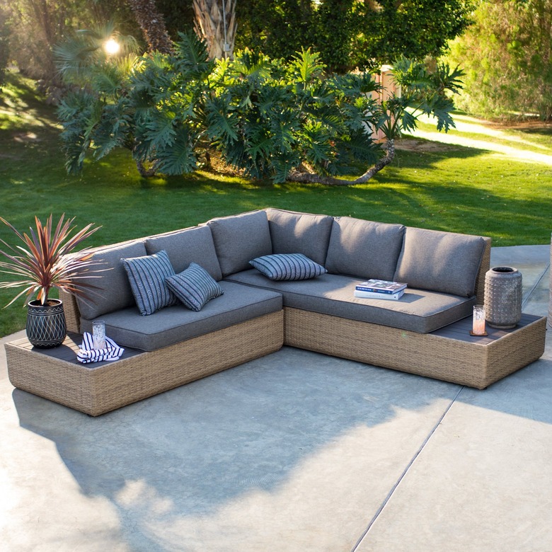 Belham Living Luciana Villa All Weather Wicker Loveseat