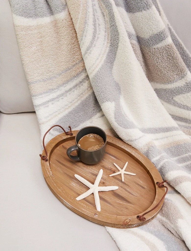 swirled soft blanket